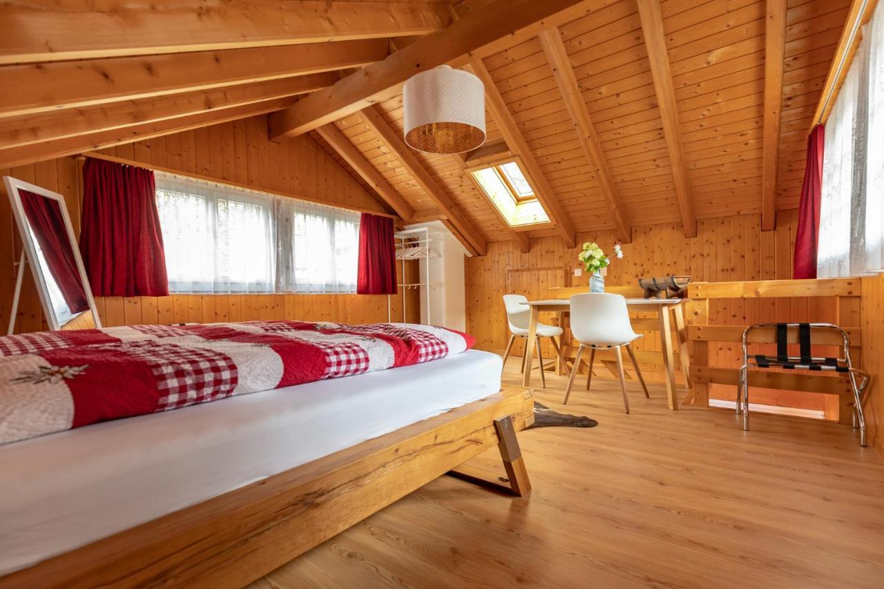 Chalet Waeschhuesli Near Interlaken, Grindelwald And Lauterbrunnen グシュタイクヴィラー エクステリア 写真