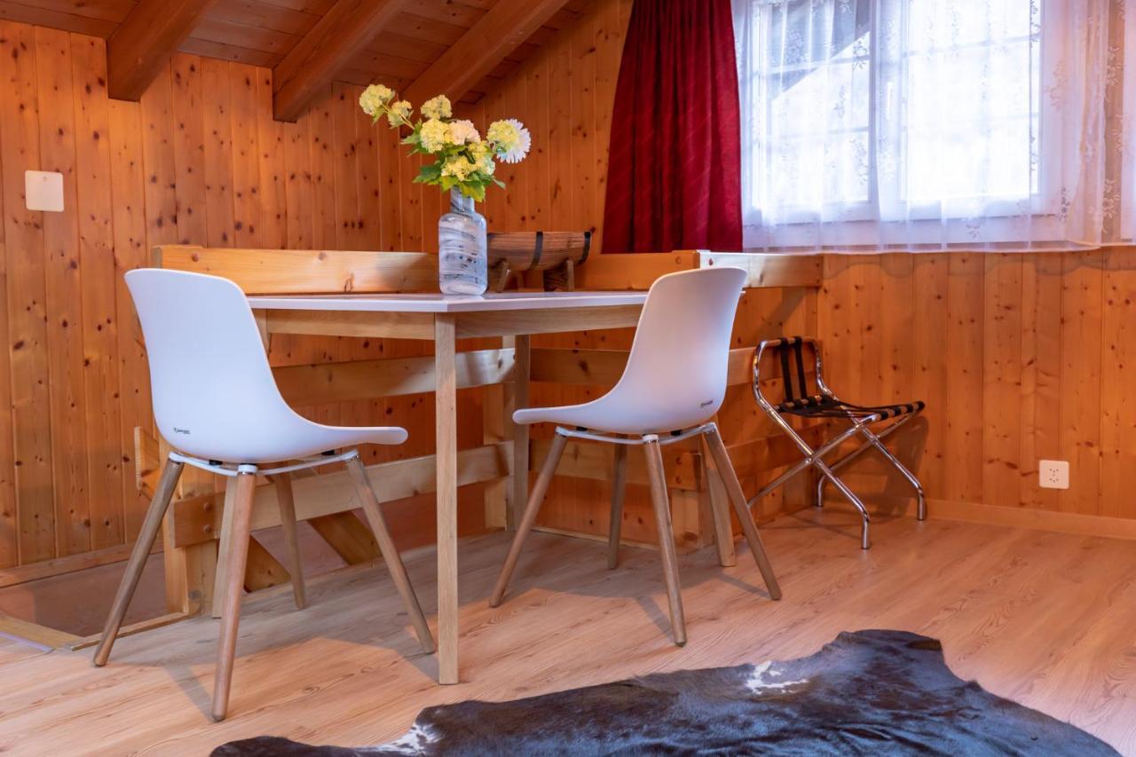 Chalet Waeschhuesli Near Interlaken, Grindelwald And Lauterbrunnen グシュタイクヴィラー エクステリア 写真