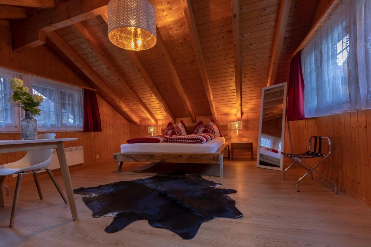 Chalet Waeschhuesli Near Interlaken, Grindelwald And Lauterbrunnen グシュタイクヴィラー エクステリア 写真