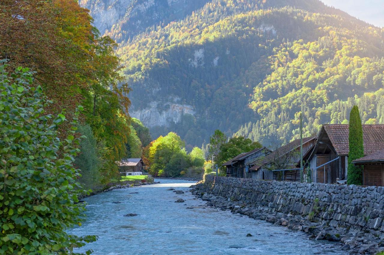 Chalet Waeschhuesli Near Interlaken, Grindelwald And Lauterbrunnen グシュタイクヴィラー エクステリア 写真