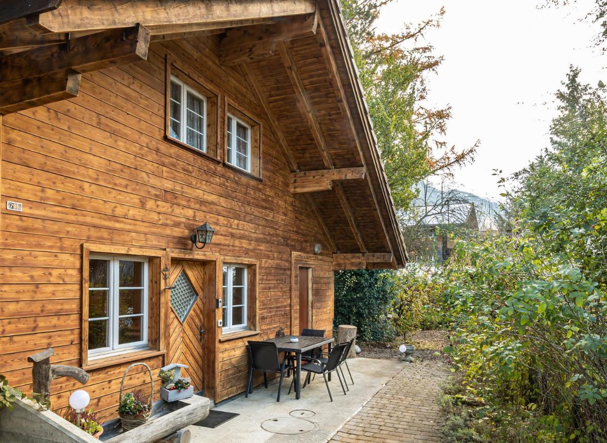 Chalet Waeschhuesli Near Interlaken, Grindelwald And Lauterbrunnen グシュタイクヴィラー エクステリア 写真
